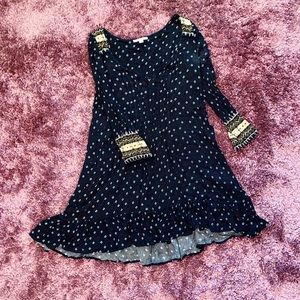American Eagle boho scoop neck dress